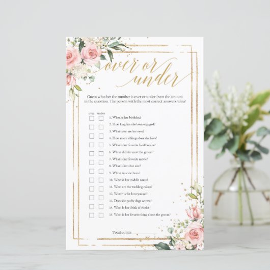 赤面ピンクフローラ金ゴールドフレームの上または下 (スタンド正面)