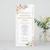 赤面ピンクフローラ金ゴールド幾何学模様キンセアニェラ プログラム (スタンド正面)