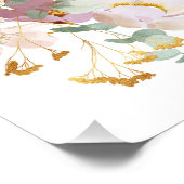 赤面ピンクフローラ50th誕生日へようこそ ポスター (コーナー)