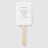 赤面ピンクフローラ |フェイク金ゴールドジオメト結婚リ ハンドファン (裏面)