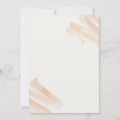 赤面ピンクブライダルシャワー招待状 招待状 (裏面)