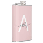 赤面ピンクブラックモノグラムガーリーバチェロレッテ フラスク (右)