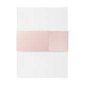 赤面ピンクブラック結婚ズ 招待状ベリーバンド (裏面例)