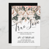 赤面ピンクブラック結婚フローラ予算 (正面/裏面)