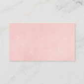 赤面ピンクブルゴーニュフローラおむつラッフルカード エンクロージャーカード (裏面)