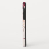 赤面ピンクブルゴーニュフローラiPhone XRケース Case-Mate iPhoneケース (裏面/左)