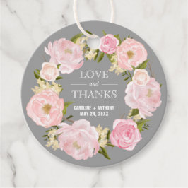 赤面ピンクプー結婚ニスグレイ フェイバータグ