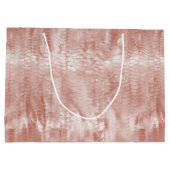 赤面ピンクヘビプリント ラージペーパーバッグ (裏面)