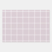 赤面ピンクベビーシャワーストーク配信モノグラム ラッピングペーパーシート (正面3)