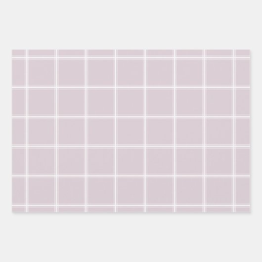 赤面ピンクベビーシャワーストーク配信モノグラム ラッピングペーパーシート (正面3)