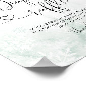 赤面ピンクベビー冷たい外おむつラッフル ポスター (角)