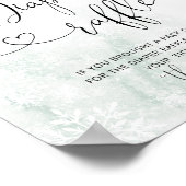 赤面ピンクベビー冷たい外おむつラッフル ポスター (角)