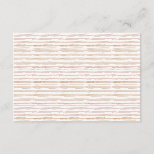 赤面ピンクホワイトカボチャフローラウェディングレセプション エンクロージャーカード (裏面)