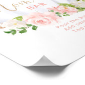 赤面ピンクホワイトカボチャmom-osaバー ポスター (角)