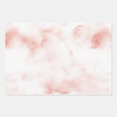 赤面ピンクホワイトグリッターゼブラ金ゴールド紙吹雪 ラッピングペーパーシート (正面2)