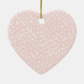 赤面ピンクホワイトスポット セラミックオーナメント (裏面)