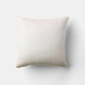 赤面ピンクホワイトピーチグラデーション金ゴールド紙吹雪ハート クッション (裏面)