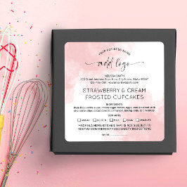 赤面ピンクホームベーカリーコテージ法成分 スクエアシール