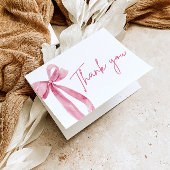 赤面ピンクボウコケット卒業サンキューカード サンキューカード