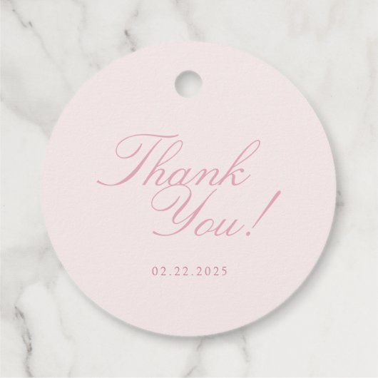 赤面ピンクボウファースト誕生日 フェイバータグ (裏面)