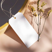 赤面ピンクボウ結び目ブライダルシャワー ギフトタグ