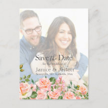 赤面ピンクボタニカル日付写真QRコードを保存