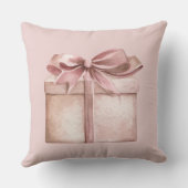 赤面ピンクボホギフト クッション (裏面)