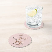 赤面ピンクボホディアー ペーパーコースター (インサイチュ)