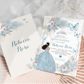 赤面ピンクボホブループリンセスキンセ王室のーニェラ 招待状