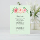 赤面ピンクミッ結婚トの方向挿入 エンクロージャーカード (スタンド正面)