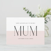 赤面ピンクミニマ最高のリストムムエバーマザーズデイ シーズンカード (スタンド正面)