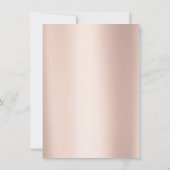 赤面ピンクメイクアップグリッターアイズ16ブライダルシャワー 招待状 (裏面)