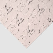 赤面ピンクメルシーボークー書道ありがとう 薄葉紙 (詳細)