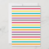 赤面ピンクラマフィエスタバースデーパーティー 招待状 (裏面)