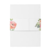 赤面ピンクランヌカルス結婚フローラ 招待状ベリーバンド (裏面例)