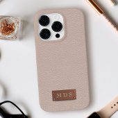 赤面ピンクレフェイクザーバラ金ゴールドモノグラム Case-Mate iPhoneケース