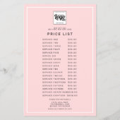 赤面ピンクロゴプロモーション価格サービス一覧 チラシ (裏面)