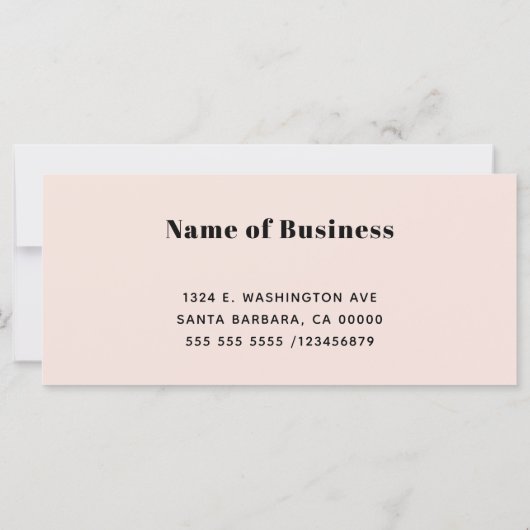 赤面ピンクロゴ商品券 (裏面)