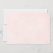 赤面ピンクローズとオーバルフォトロマンチック結婚ズ セーブザデート (裏面)