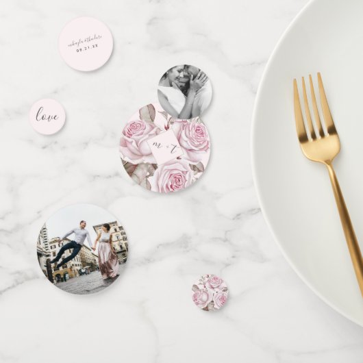 赤面ピンクローズの写真と名結婚前 コンフェッティ (グループ)