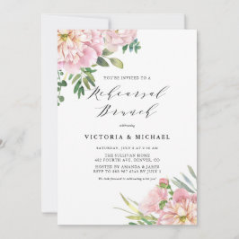 赤面ピンクローズアンドハイジーンズリハーサルブランチ 招待状