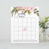 赤面ピンクローズエレガントフローラブライダルビンゴ (スタンド正面)