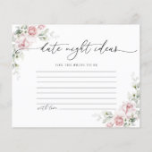 赤面ピンクローズデイトナイトアイディアカード (裏面)