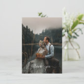 赤面ピンクローズハミングバードセージ緑の写真 招待状 (スタンド正面)