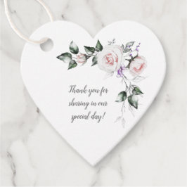 赤面ピンクローズパープルワイルドフラワー結婚ズ | フェイバータグ