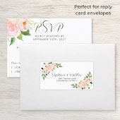 赤面ピンクローズフローラウォーター結婚カラー ラベル