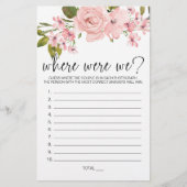 赤面ピンクローズフローラゲームどこ チラシ (正面)