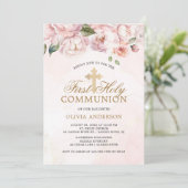 赤面ピンクローズフローラファースト・ホリー・コミューン 招待状 (スタンド正面)