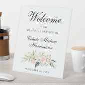 赤面ピンクローズフローラメモリアル 台座サイン (インサイチュ)