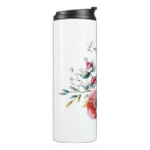 赤面ピンクローズフローラ愛は甘い タンブラー (回転左)